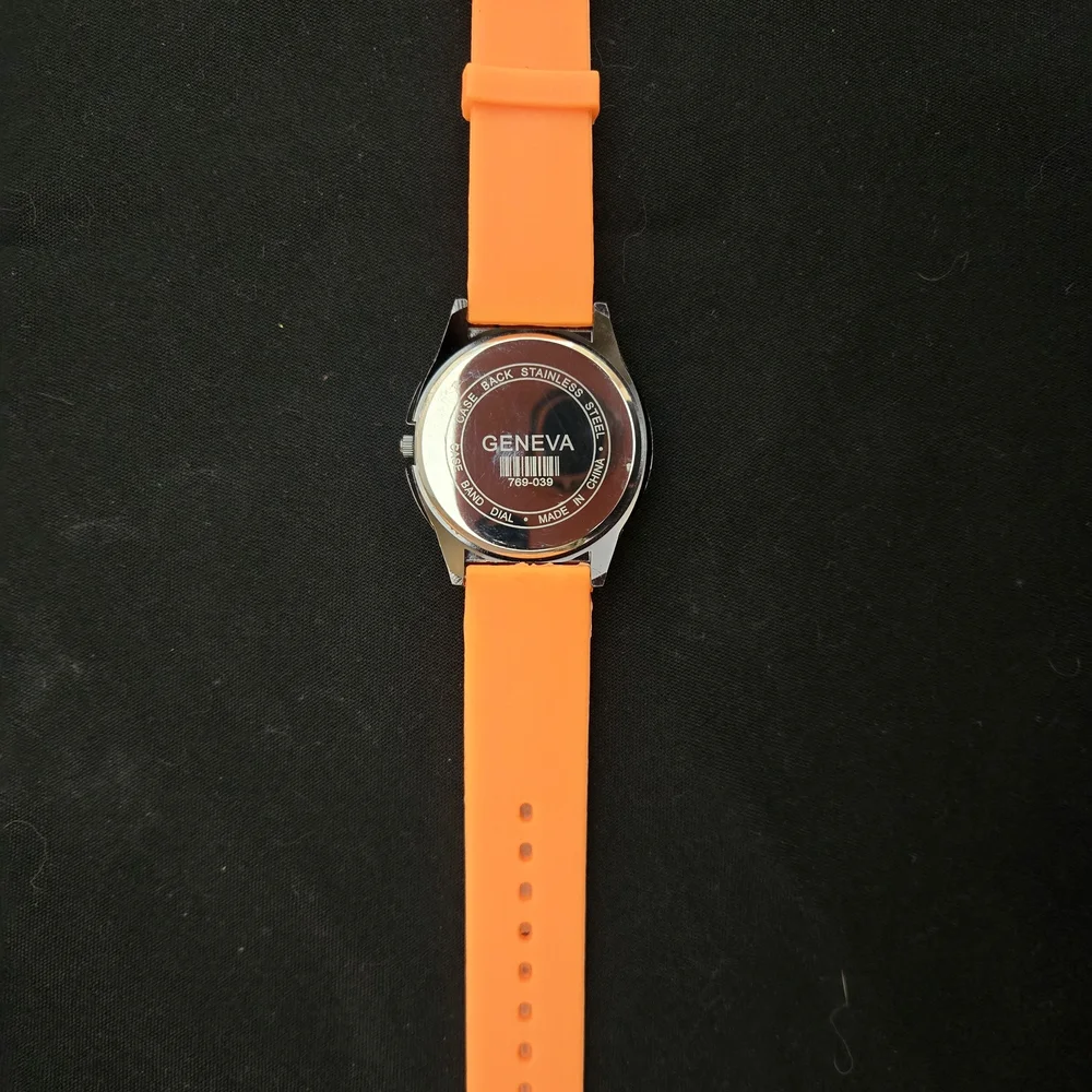 Geneva Vibrant Orange Smartwatch